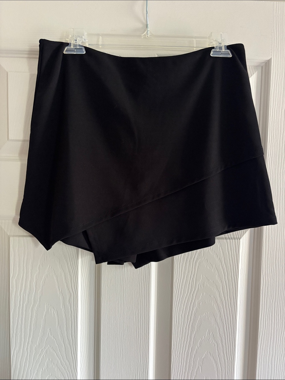 Forever 21 Black Asymmetrical Skort